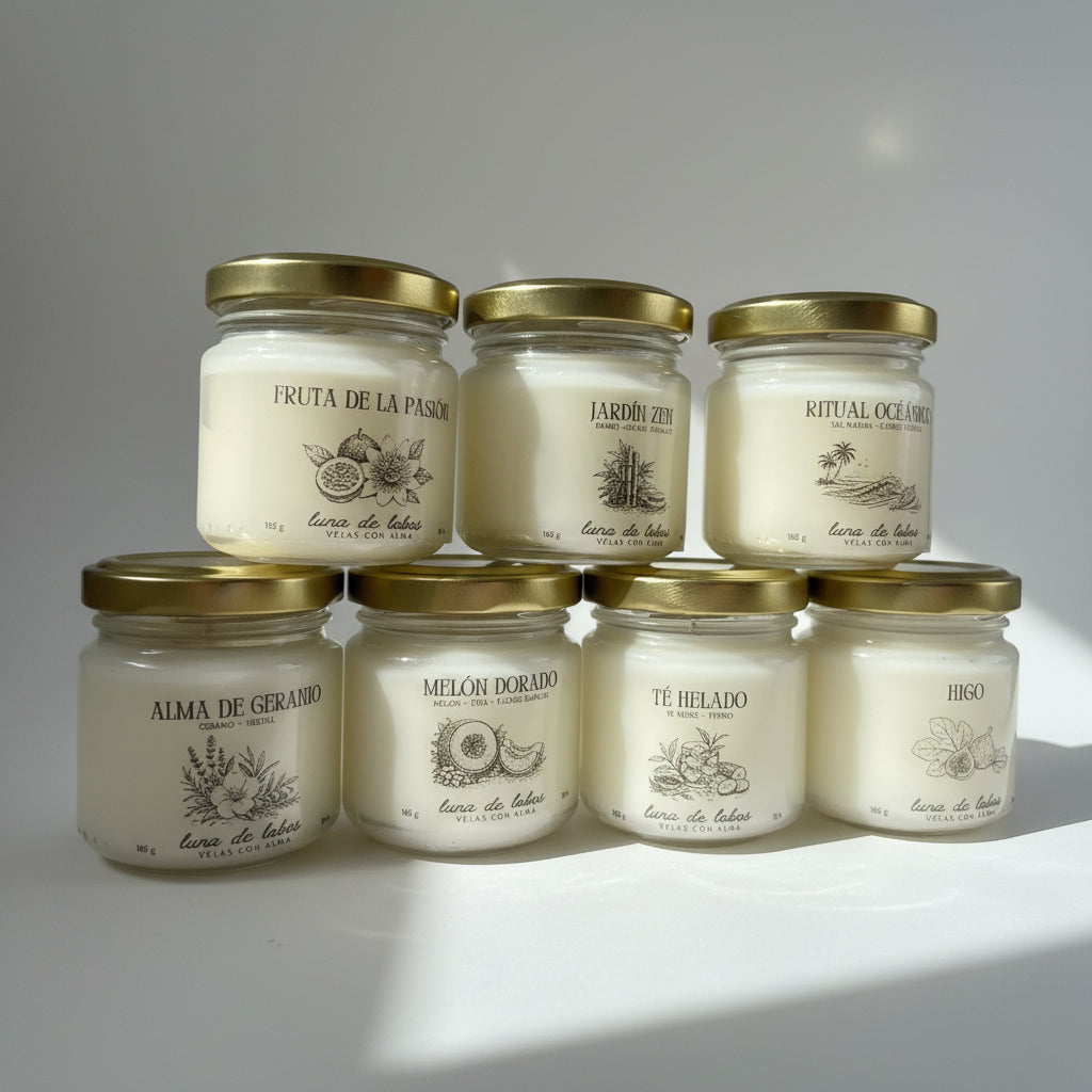 Pack Colección de Verano 2026 · 7 velas de soja