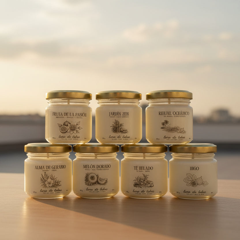 Pack Colección de Verano 2026 · 7 velas de soja