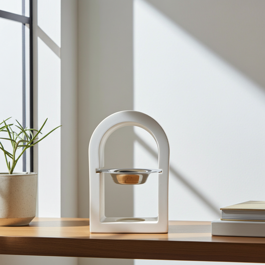 Quemador Arco Sagrado – Diseño Decorativo para Wax Melts y Esencias